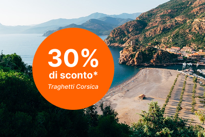 30% di sconto sulle linee Corsica